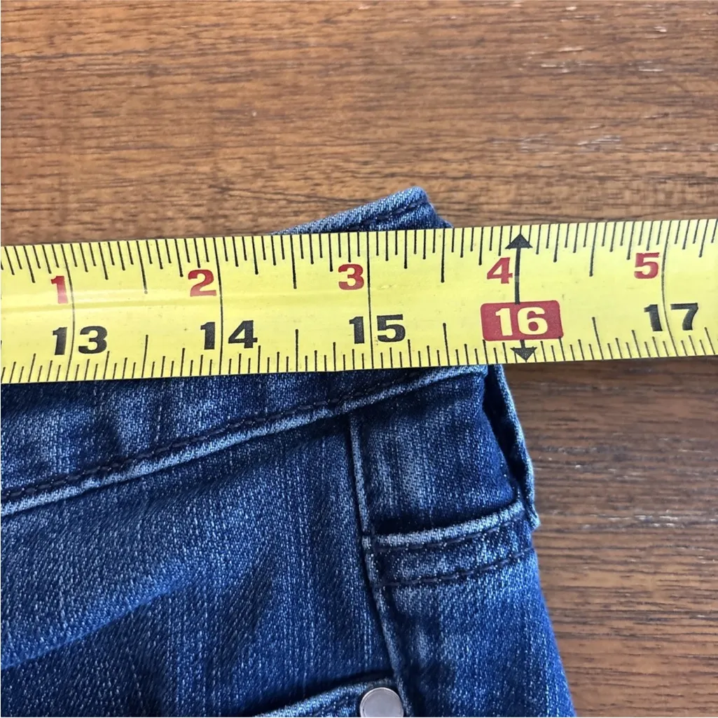 Athleta Skulptek Skinny Jeans Blue Womens Dark Wash Mid Rise Stretch Denim - Image 6