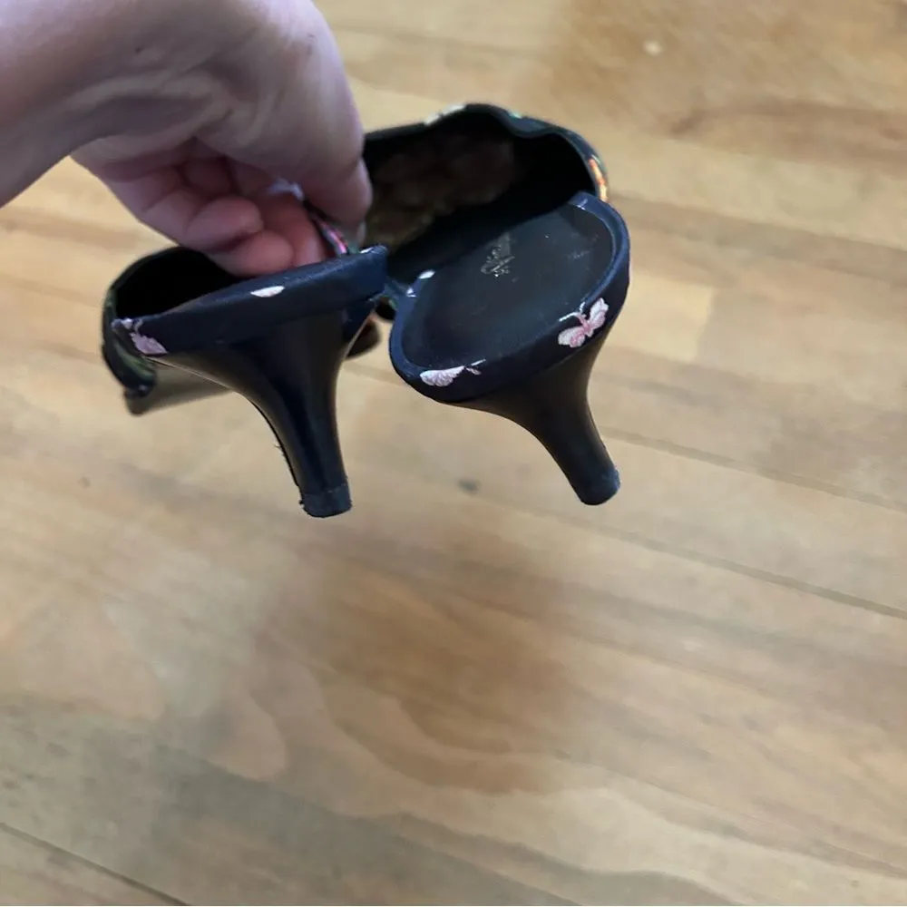 3.1 Phillip Lim Agatha Floral Mule Size 36.5 Kitten Heels - Image 10