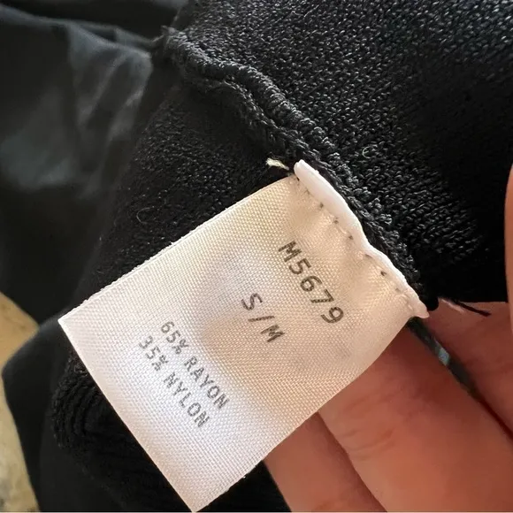 MORDERN CITIZEN Dawn Black A-Line Knit Skirt Size‎ S/M - Image 4