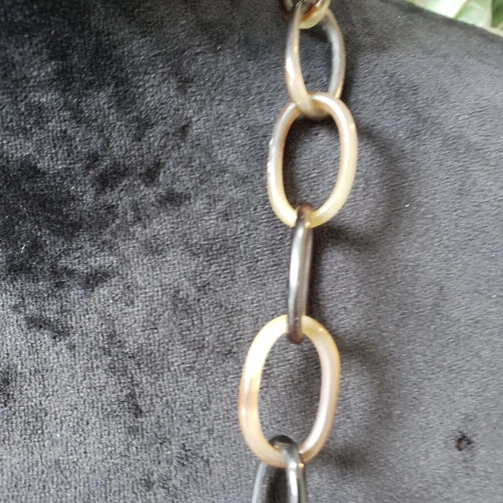 Womens Yellow Jadeite Jade Pendant Yellow Black Pearl Bead Necklace Jewelry - Image 6