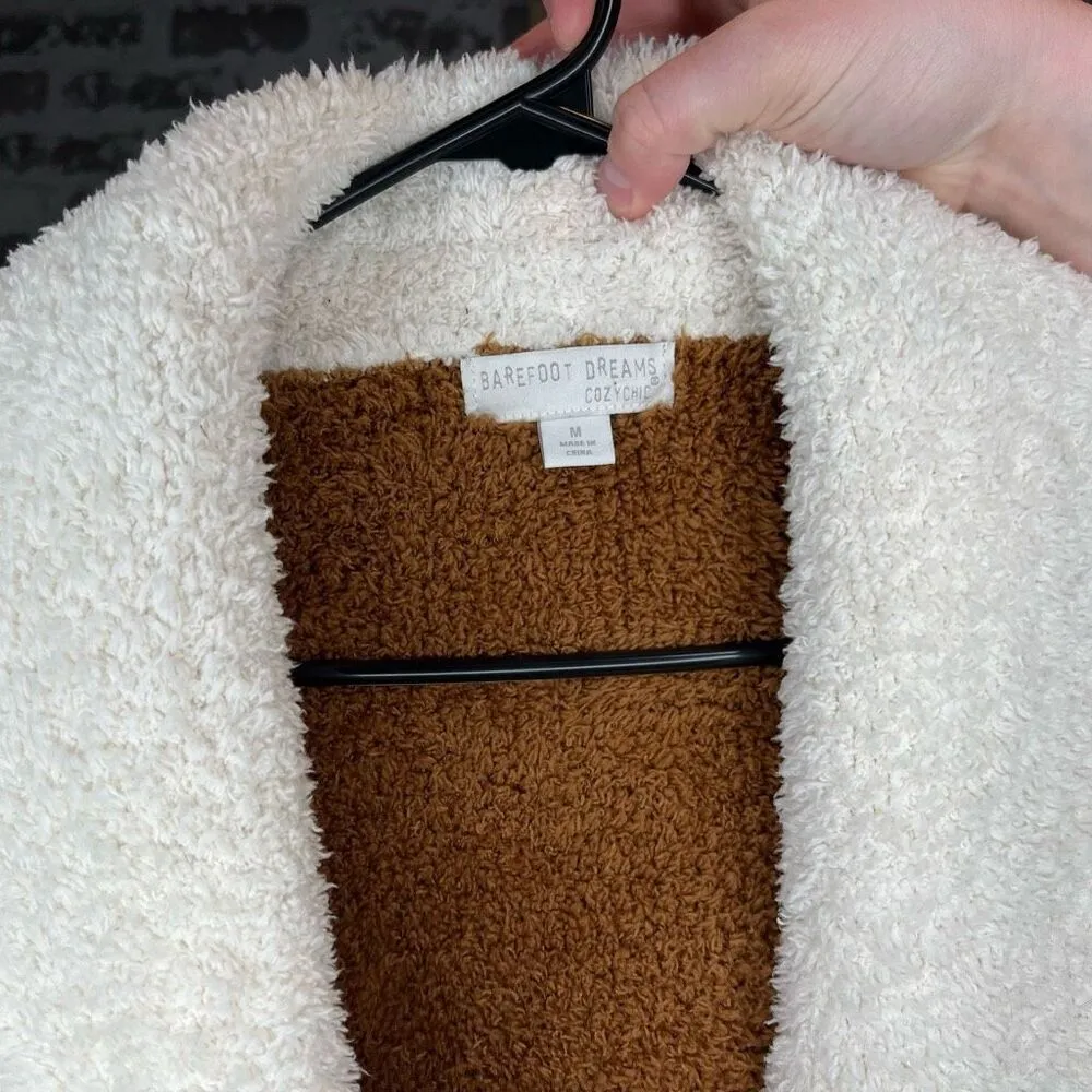 Barefoot dreams | women Sherpa fuzzy blazer two tone - Image 2