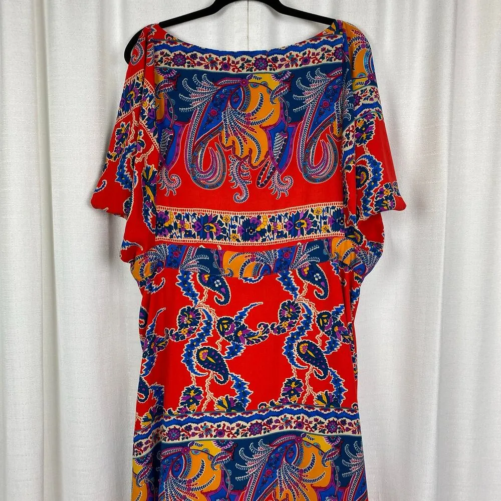 Anthropologie Eva Franco Turin Kimono Dress Sz.6 - Image 10
