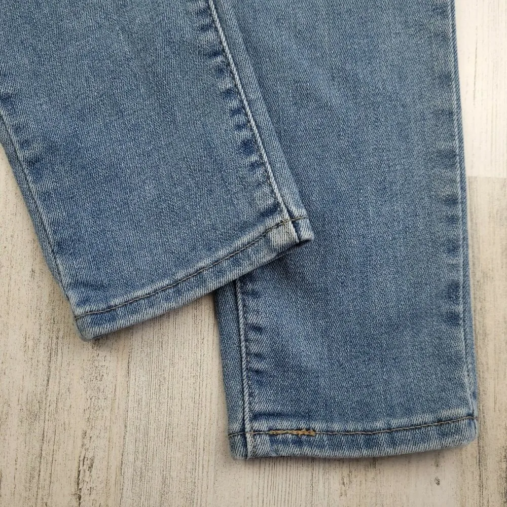Levis 711 Skinny Womens Distress Jeans Denim Size 26 (25x28.5) EUC - Image 4