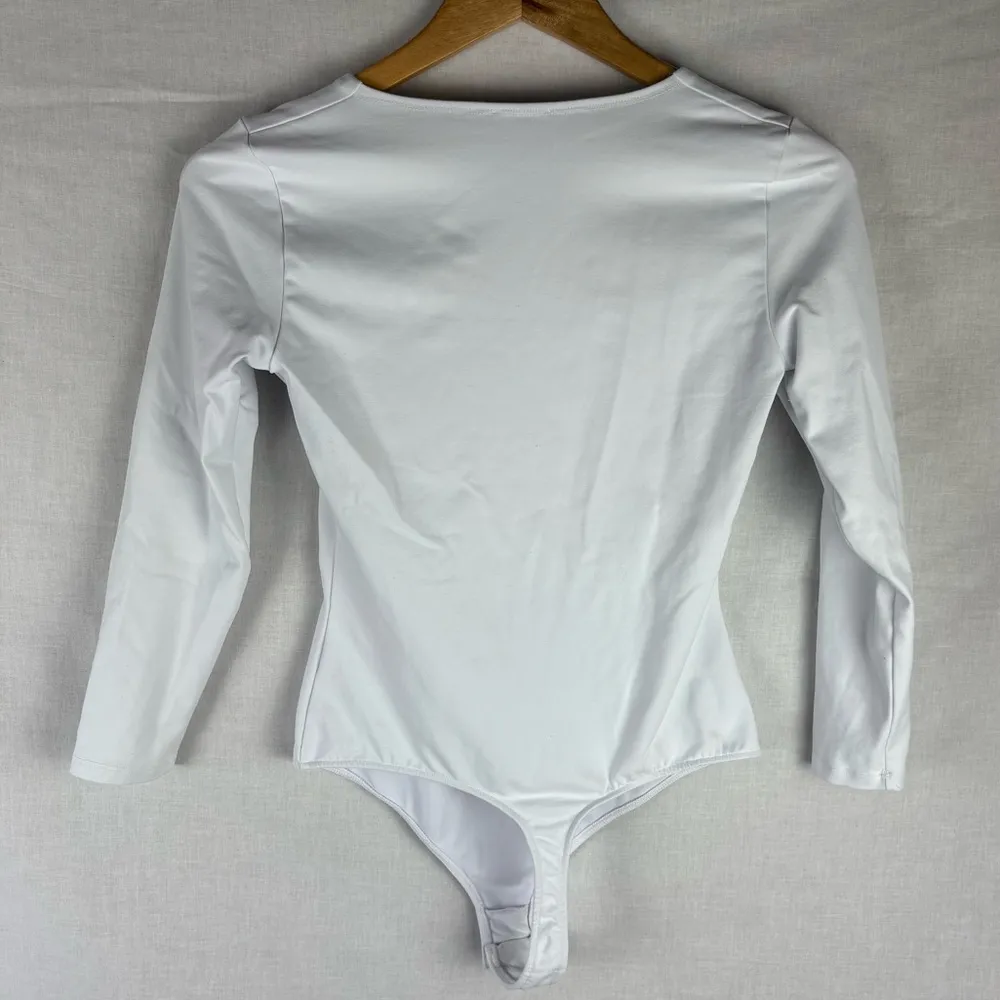 Intimately Free People White Long Sleeve Bodysuit - Image 3