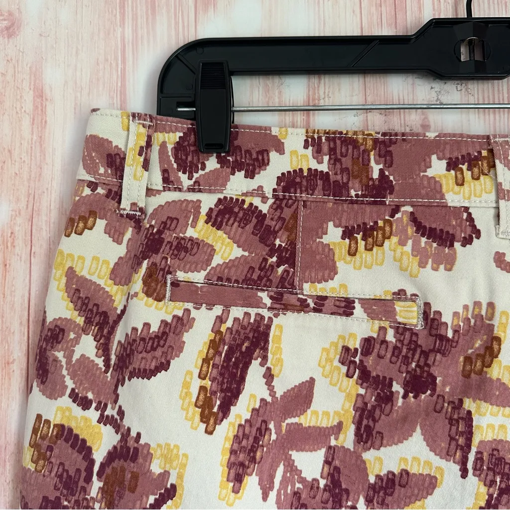 a.n.a Womens Rose Floral 3 1/2" Mid Rise Chino Shorts - Image 8