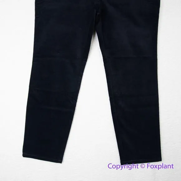 New!  Ellen Tracy black skinny corduroy pants, women's size 14‎ - Image 2