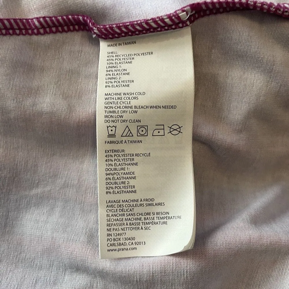 PrAna Azalea Rainblur Alec Dress Women's S Small Cutout Back Shelf Bra Athletic - Image 6