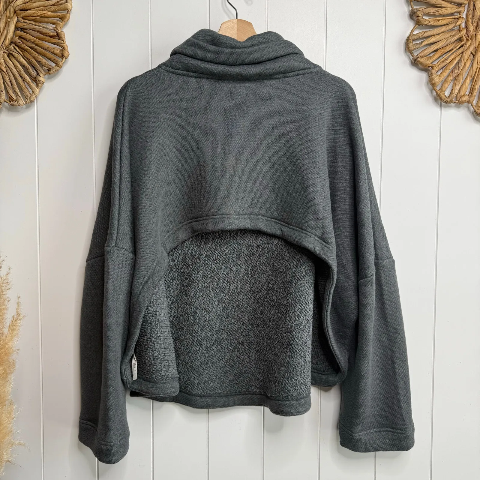 Free People set top and midi skirt co-ord matching set knit XS pull-on - Image 2