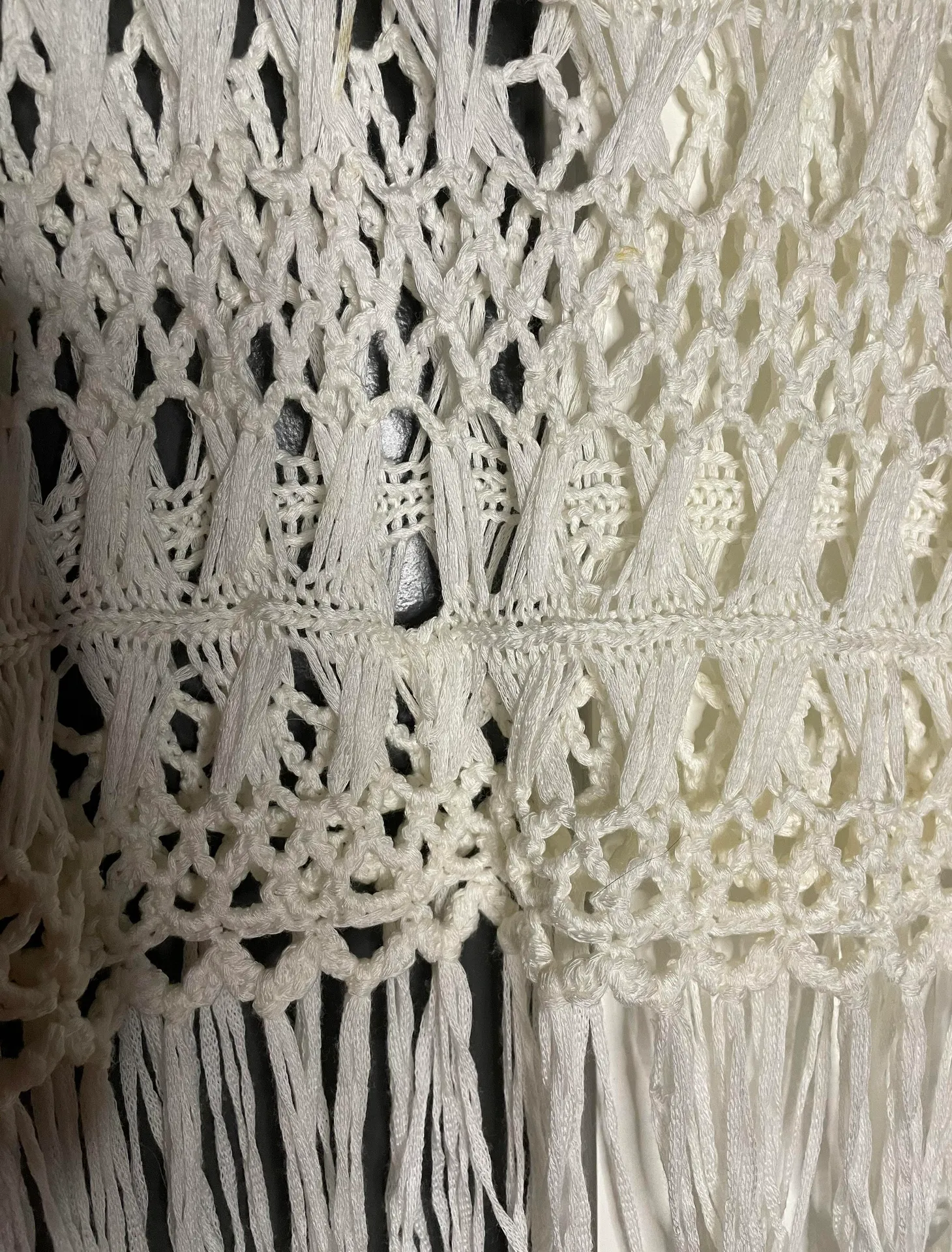 Double Zero Crochet Fringe Beach Top - Image 3