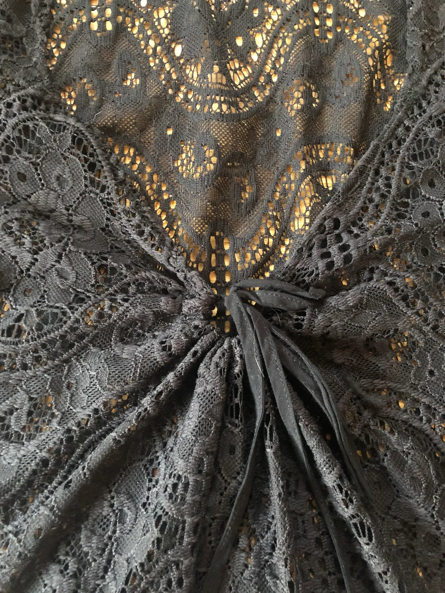 Black Lace Swimsuit Cover Up - Image 4