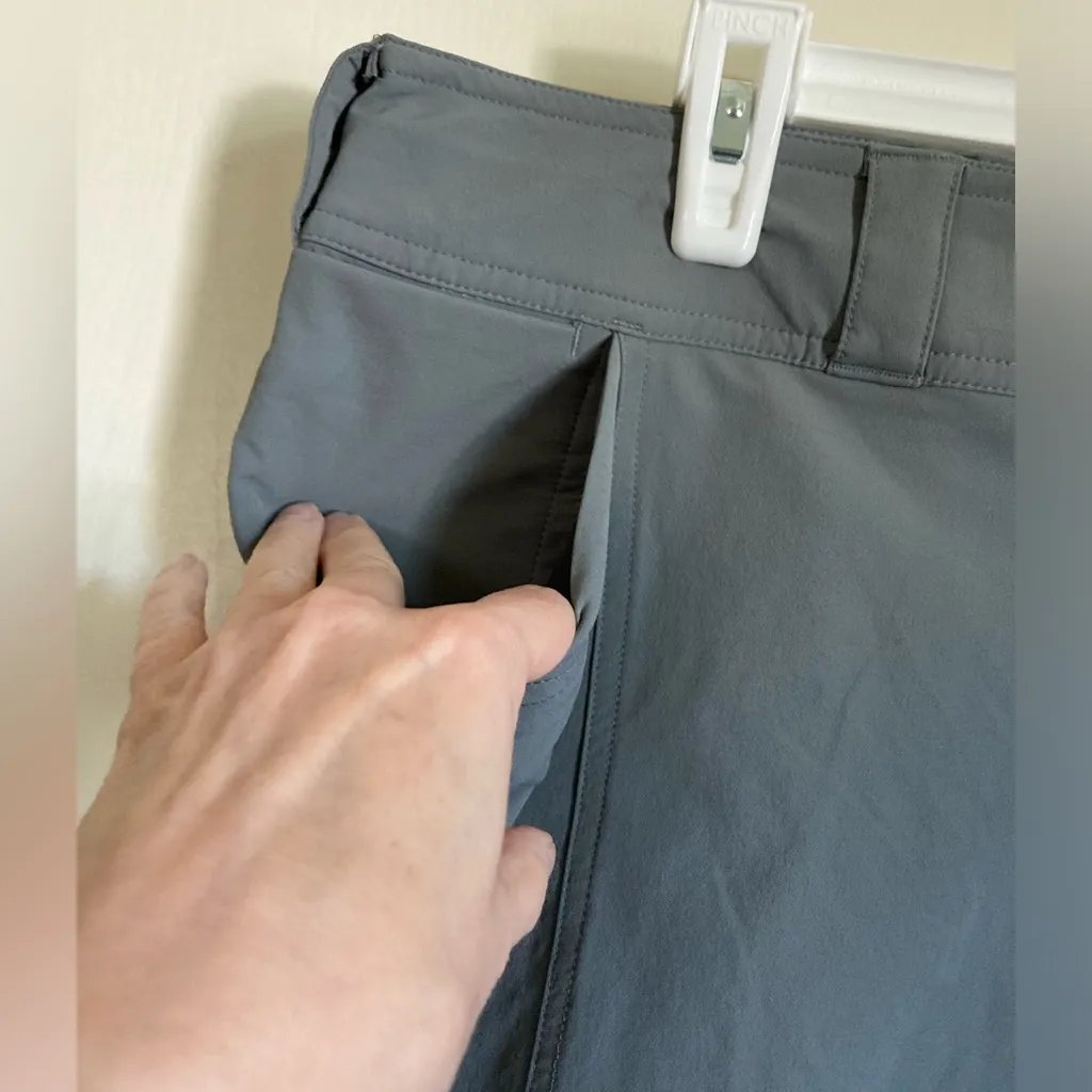 REI Screeline Gray Lightweight Outdoor Hiking Pants Size 12 - Image 7