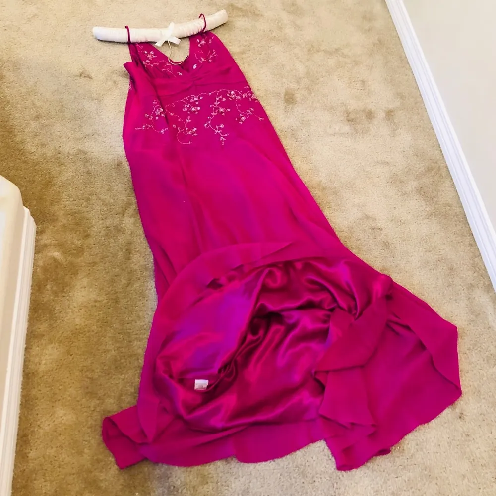 BCBG MAX AZARIA pink silk - Image 6