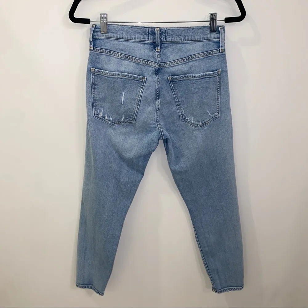 Agolde Sophie High Rise Skinny Crop in light blue wash Vertigo Size 27 - Image 8