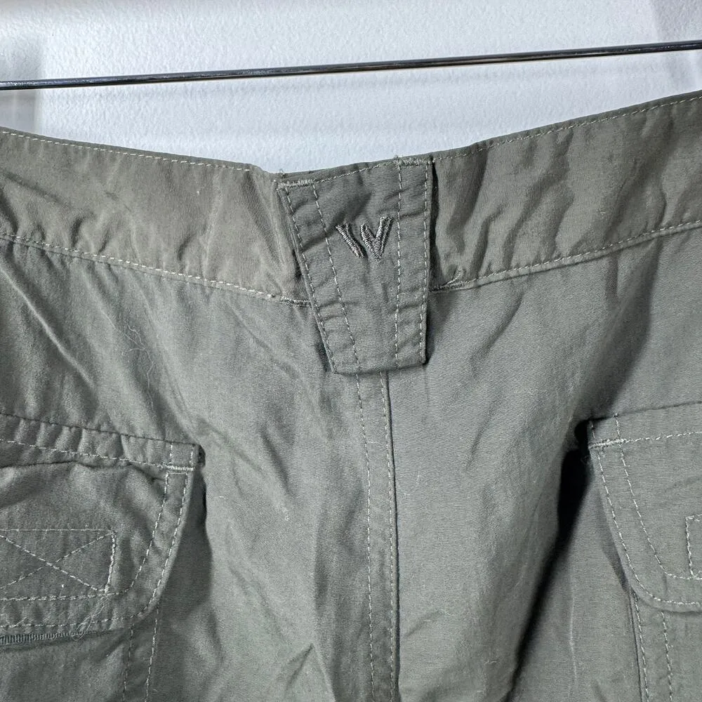 White Sierra Convertible Pants Women XXL Plus Size Green Outdoor Hiking Camping - Image 8