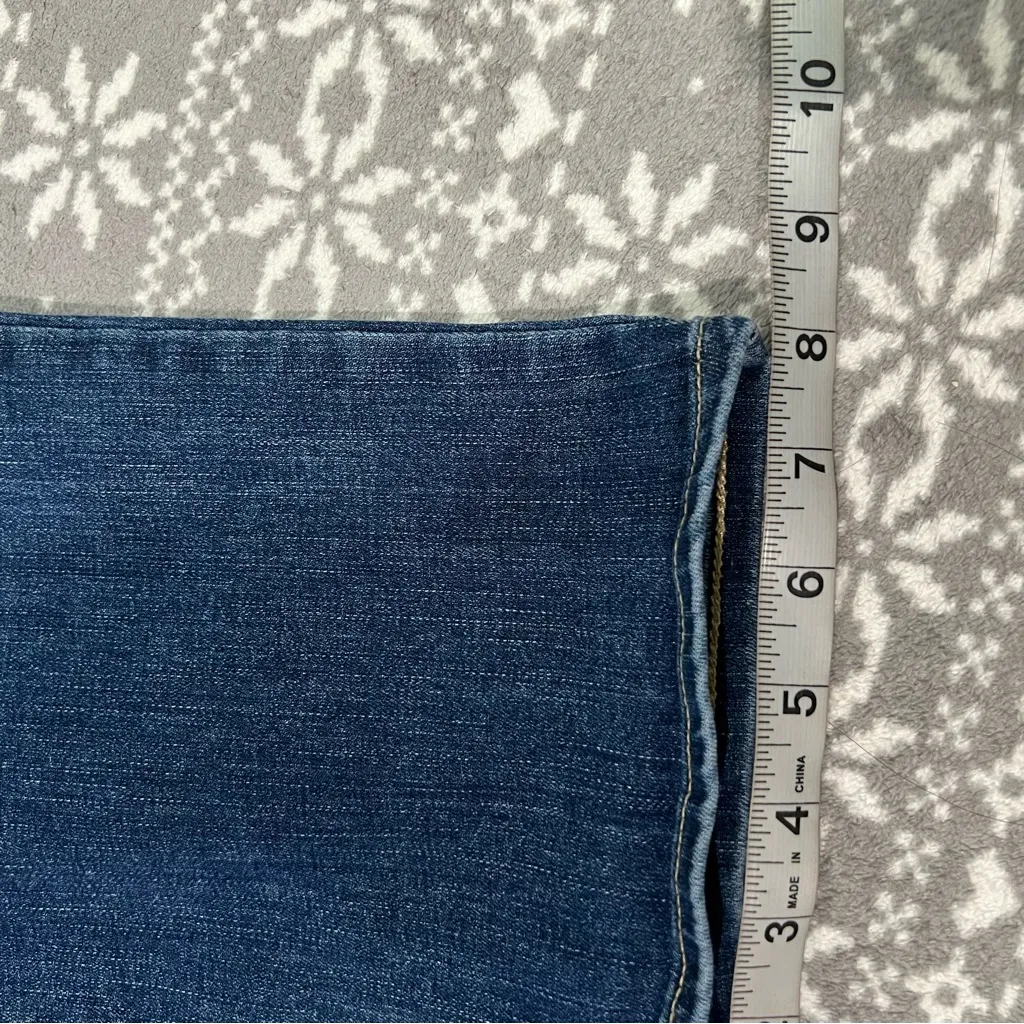 Chico's Blue Mid-Rise Straight-Leg Jeans Size 8 Chico's Size‎ 1 - Image 12