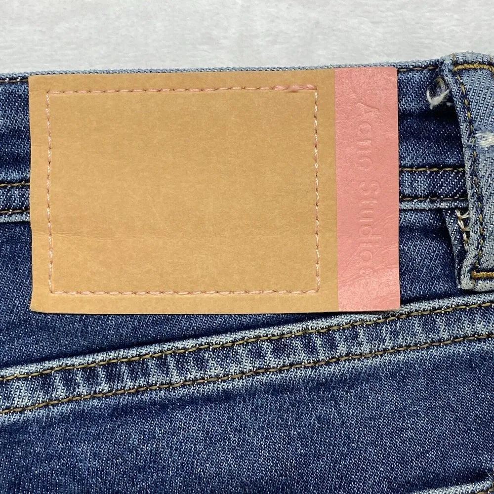 ACNE STUDIOS Bla Konst Jeans Womens 25x27 Skinny Dark Blue denim Size 25 - Image 11