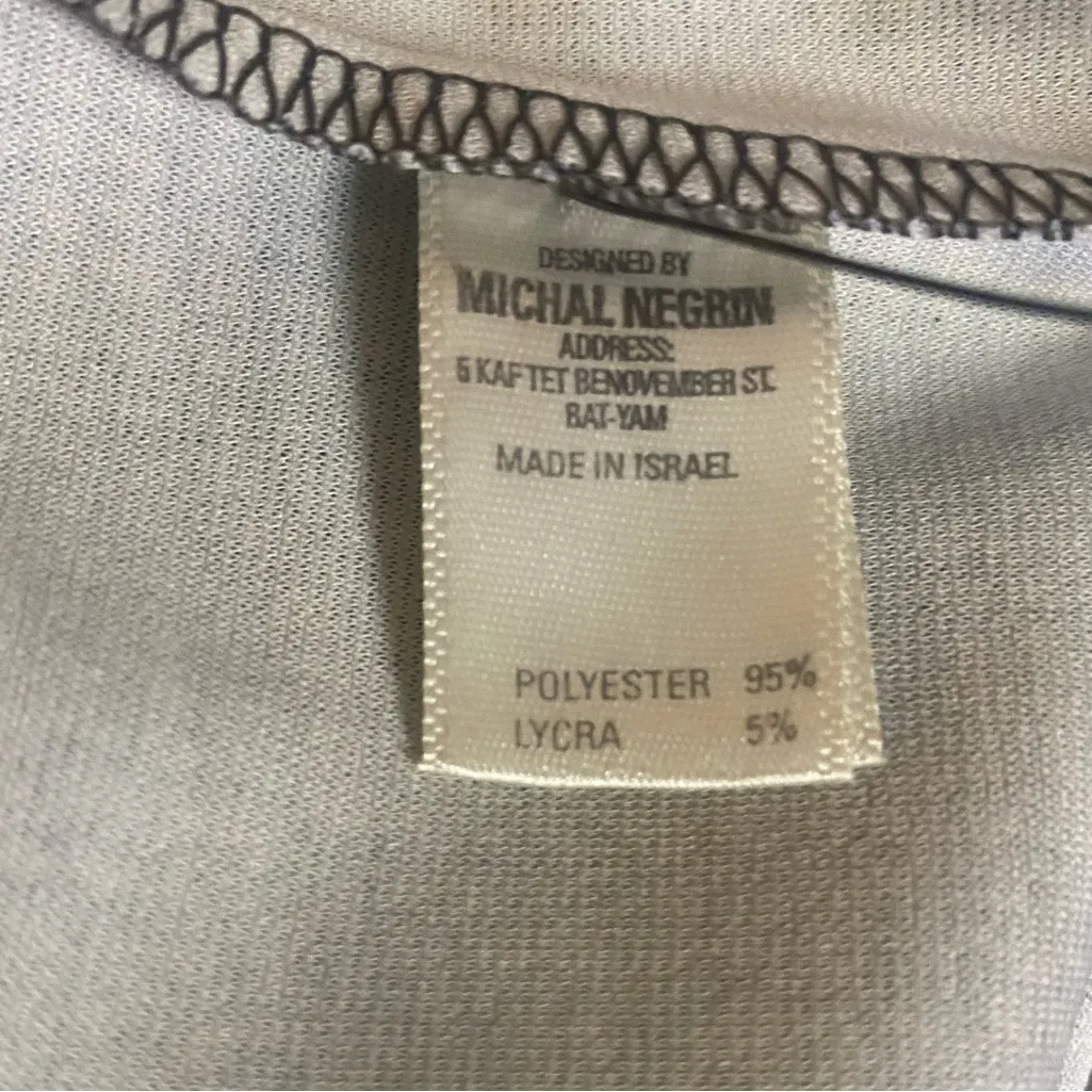 Michal Negrin Carol Dress Decorated with Swarovski Crystals. Hand made. S Black - Image 15