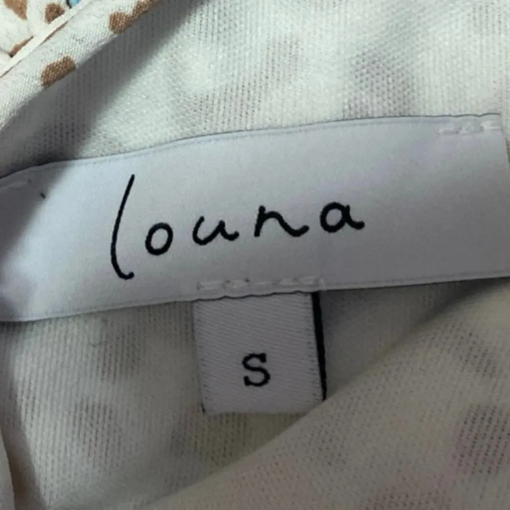 Louna Multicolor Leopard Cheetah Long Sleeve Tiered Mini Fit & Flare Dress Sz S - Image 5