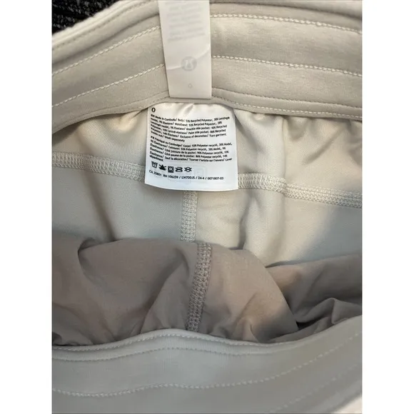 NWT Lululemon  Softstreme  HR Shorts 4"  Inch Bone Sz0 New White Beige High Rise - Image 6