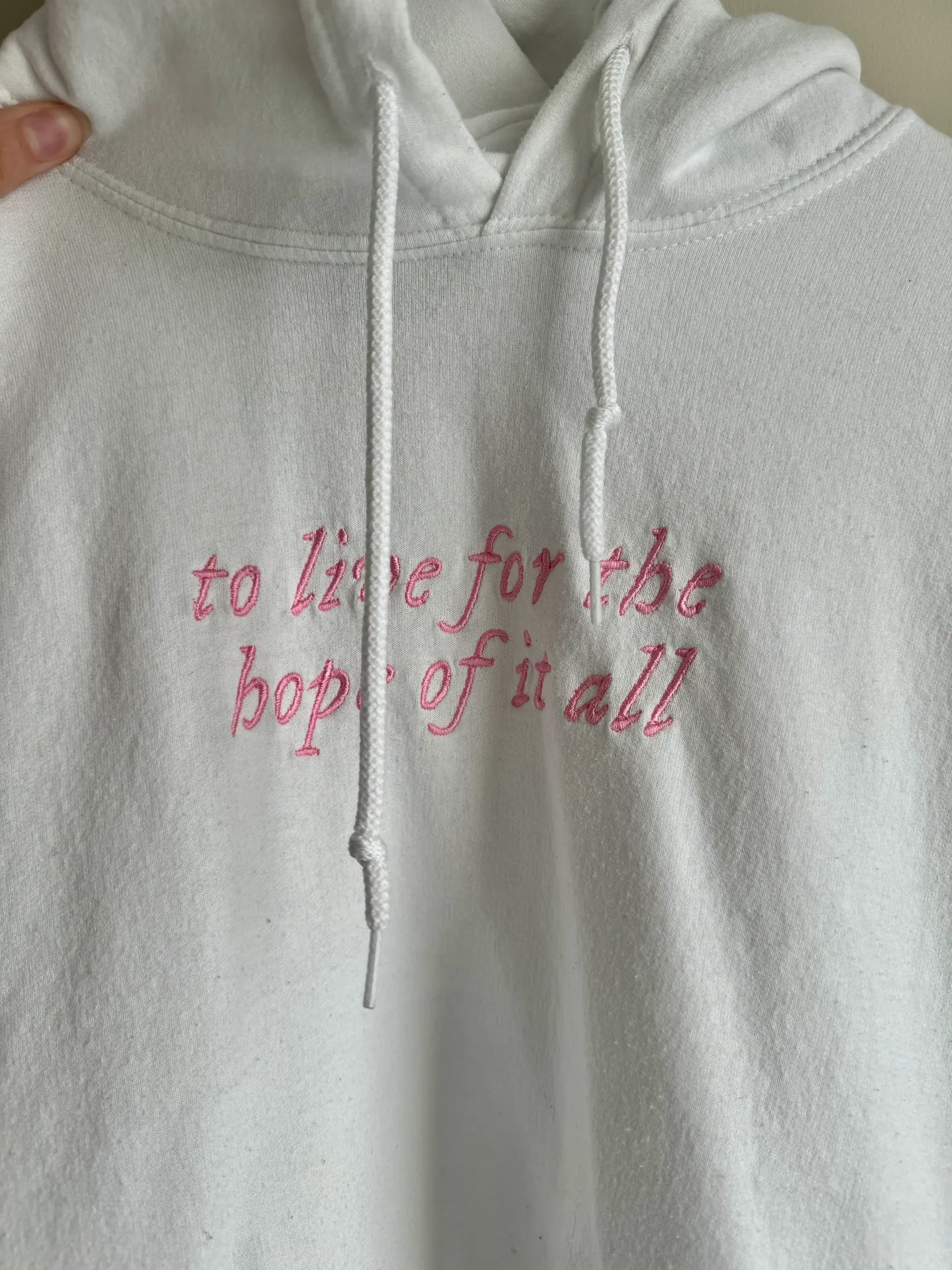 hoodie White Size L - Image 2