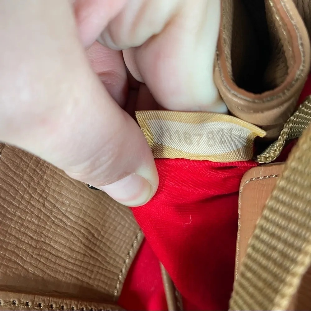 Dooney & Bourke Morgan Saddle Tan Shoulder Bag with Dust Bag and Coin Purse - Image 8