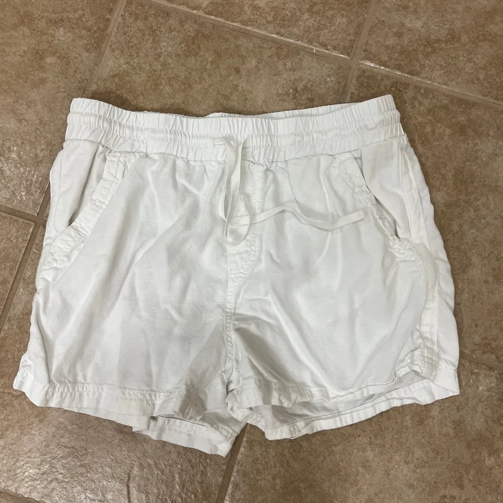 Women’s  Brand White Shorts - Image 3