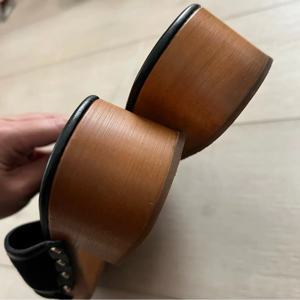 M. Gemi The Mariella Mule in Black Size 39.5 / US 9.5 - Image 5