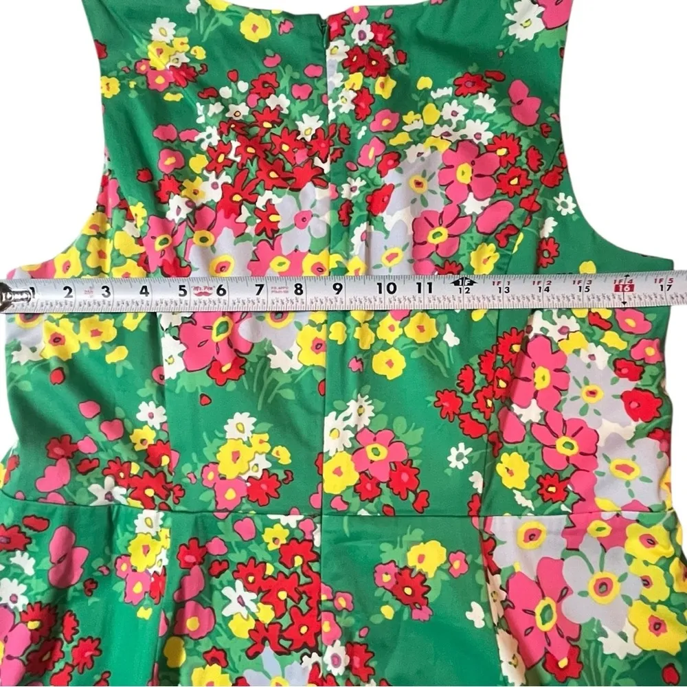 Talbots Petite Bright Floral Sleeveless Cottagecore Shift Dress Women’s 10P NWOT - Image 7