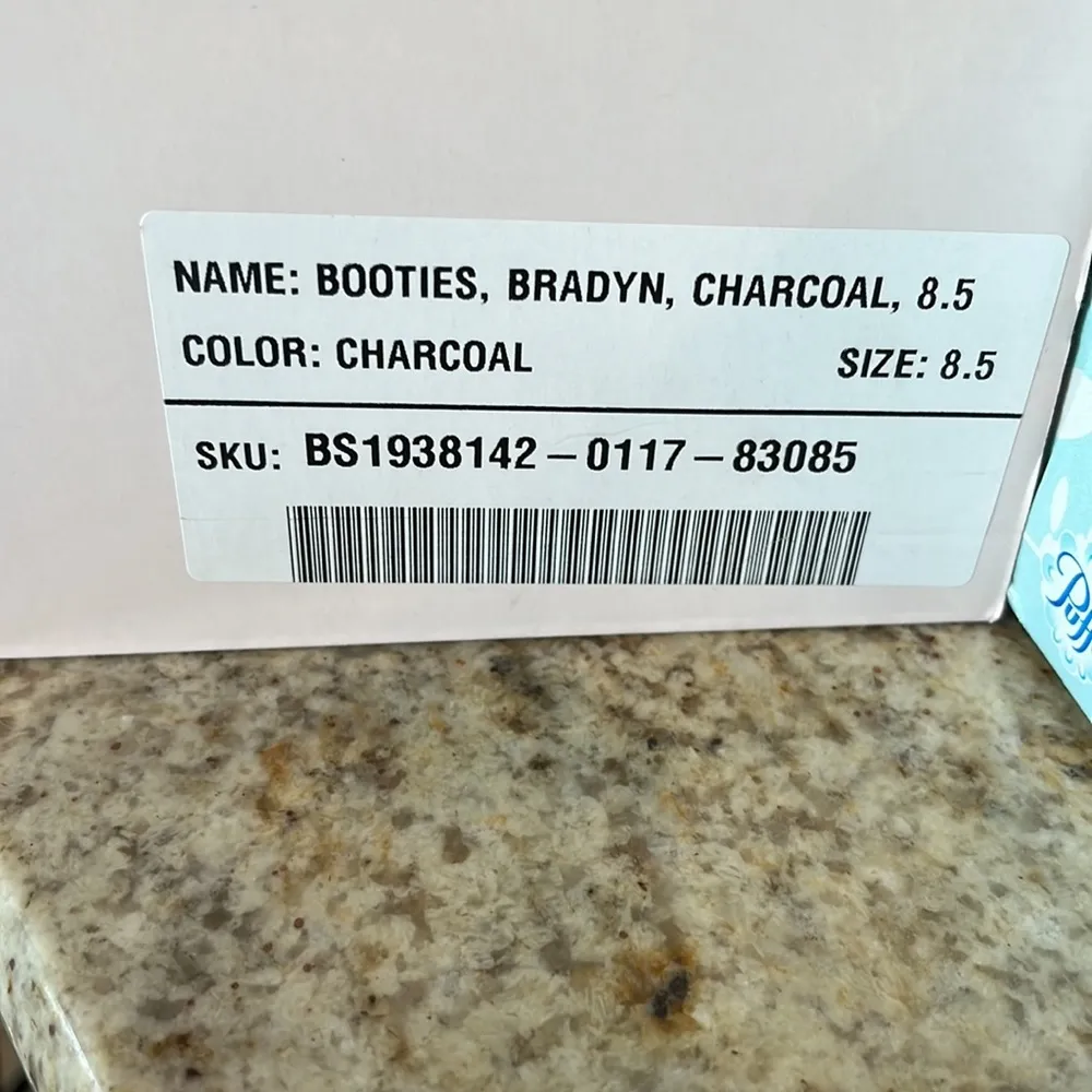 Boots Zip Lace Up Charcoal Booties Hiking Ankle Womens 8.5 JustFab - Image 11