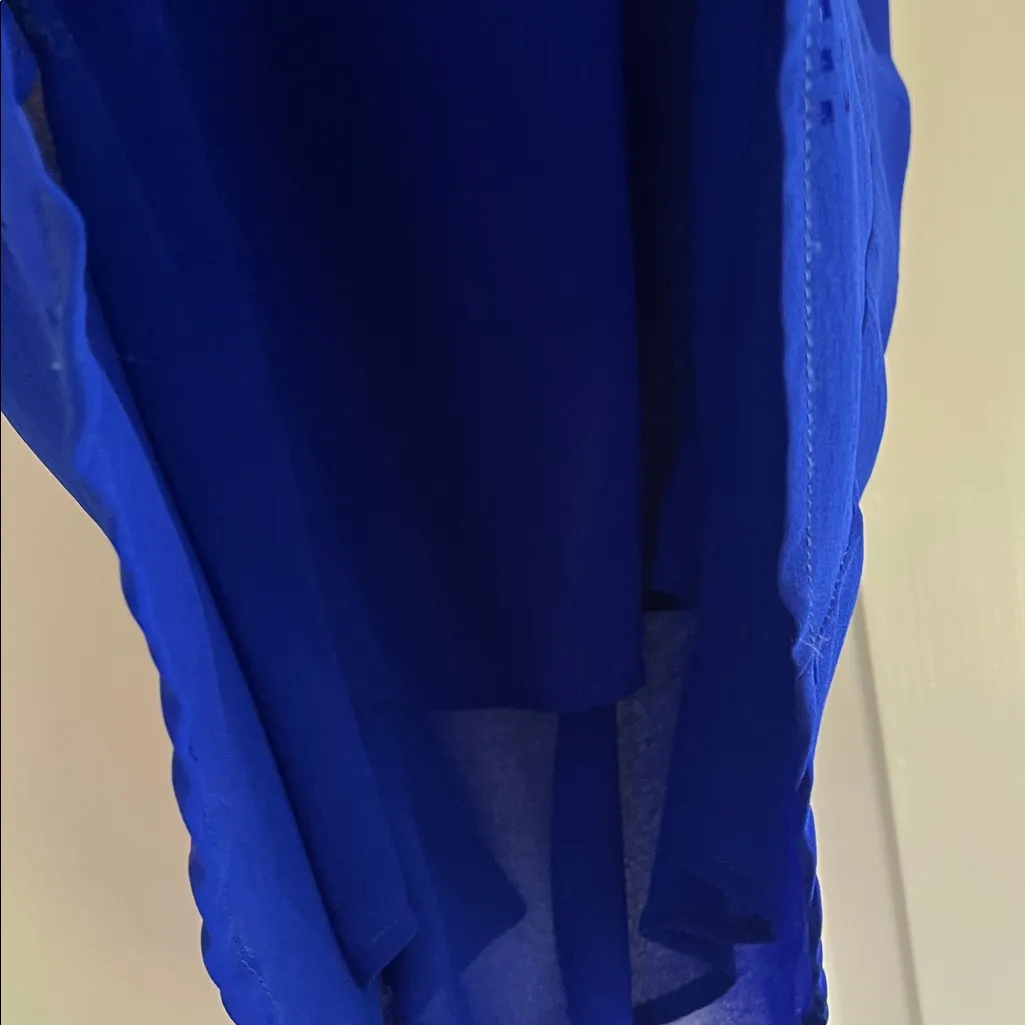 Sugarlips Vibrant Royal Blue Flowy Top - Image 8