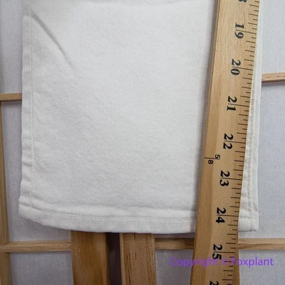 NEW‎ Madewell The Petite High-Rise Perfect Vintage Jean in Tile White, 27P - Image 10