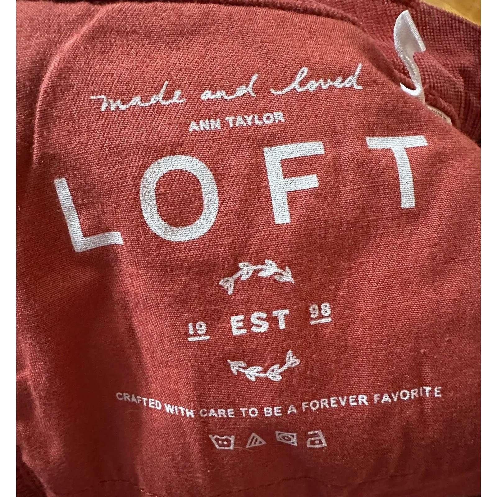 Ann Taylor Loft Women's Size 10 Brown Modern Skinny Corduroy‎ Pants Pockets - Image 12