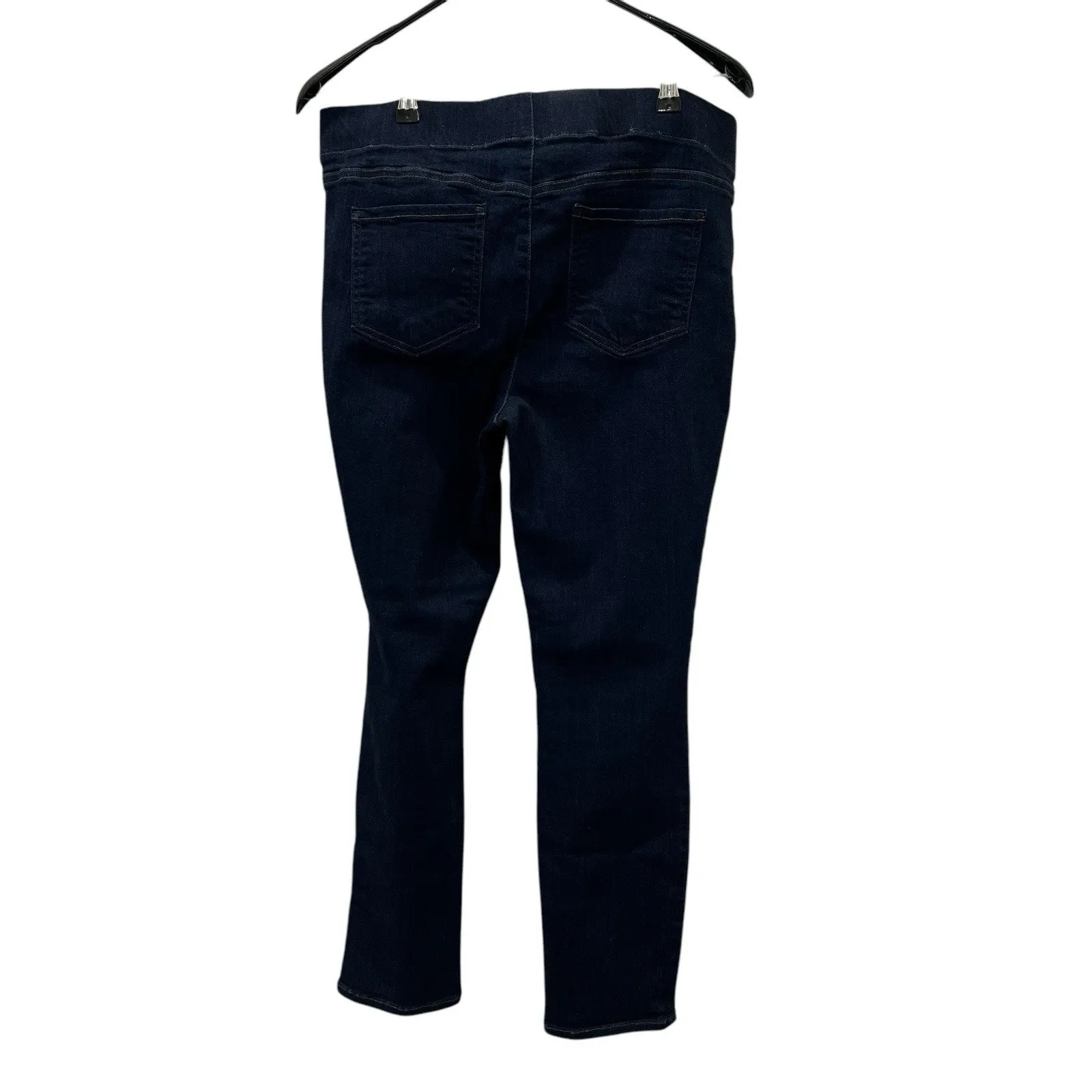 NYDJ Womens Dark Blue Skinny Legging Jeans Pull On Stretch Pants Size 10 - Image 4