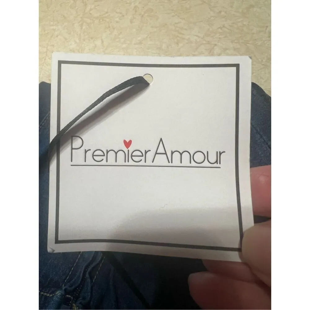 Premier Amour Camisole Jumpsuit Sz 8 NWT Blue - Image 4