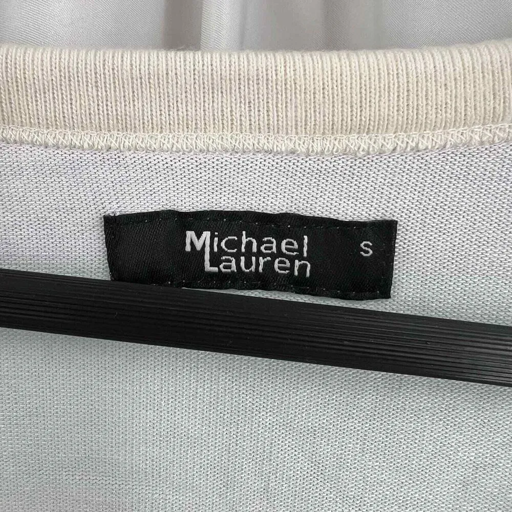 Michael Lauren Kyton Multicolor Sweatshirt Dress Oversized Small New - Image 5