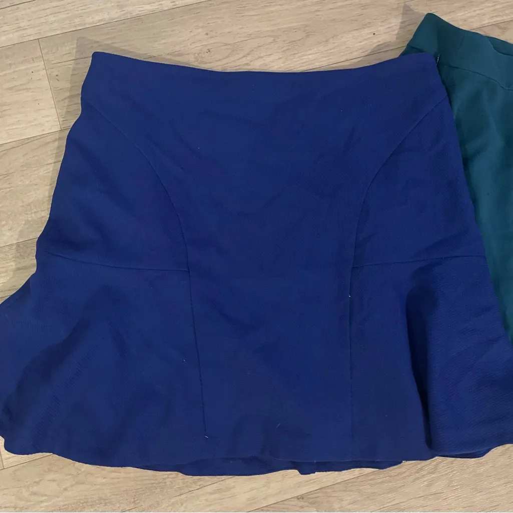 Loft skirts bundle skater sz 12 blue teal - Image 3