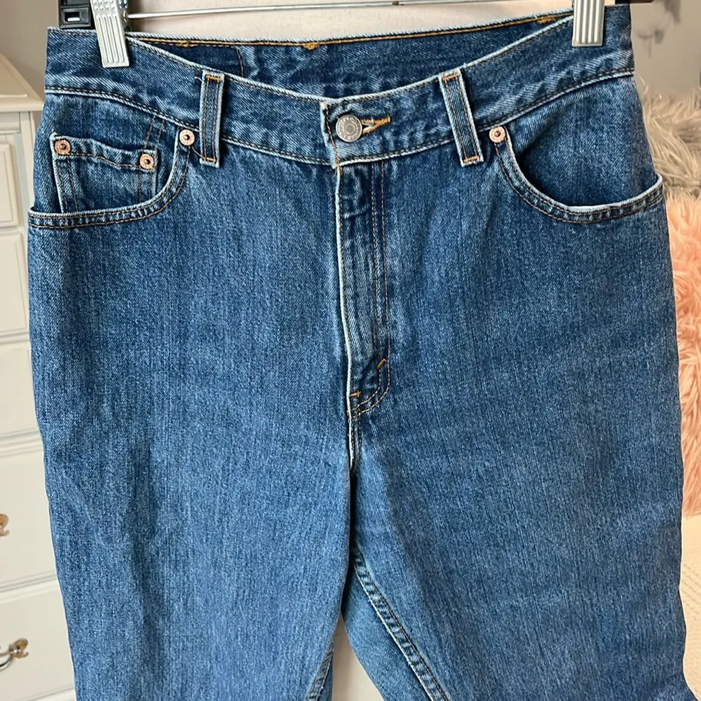 Levis 550 Relaxed Fit Tapered Leg Womens 10 Red Tab - Image 4