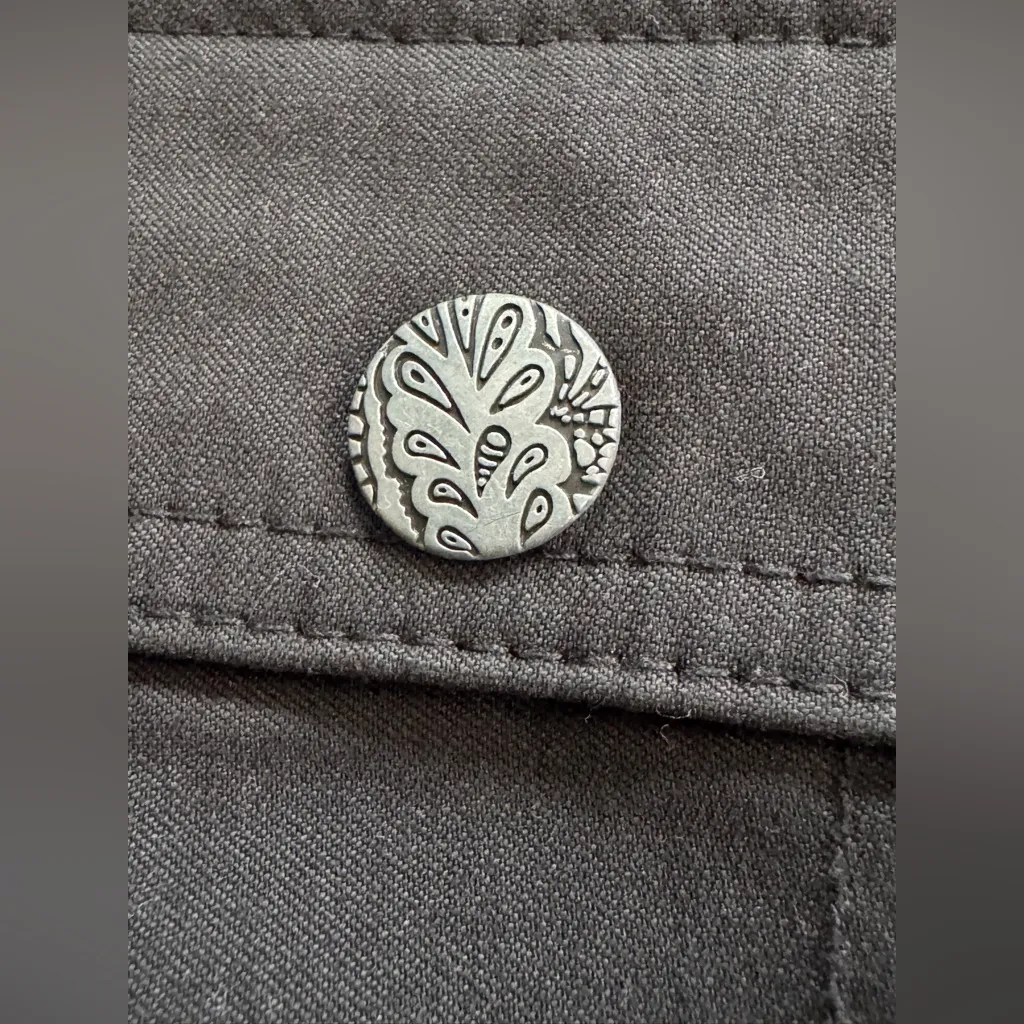 Prana Black outdoor hiking activewear pant. Size 6/27” inseam - Image 4