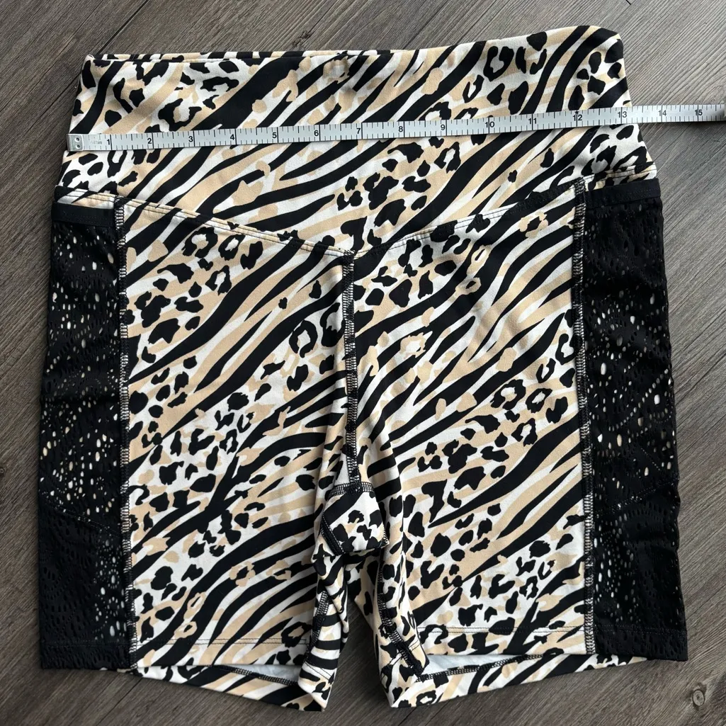 VS Pink Buttery Soft Animal Print Biker Shorts Medium - Image 9