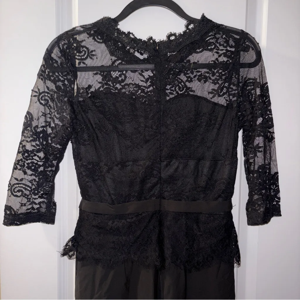 Women’s Elegant Black Lace Jumpsuit Size M - Image 4