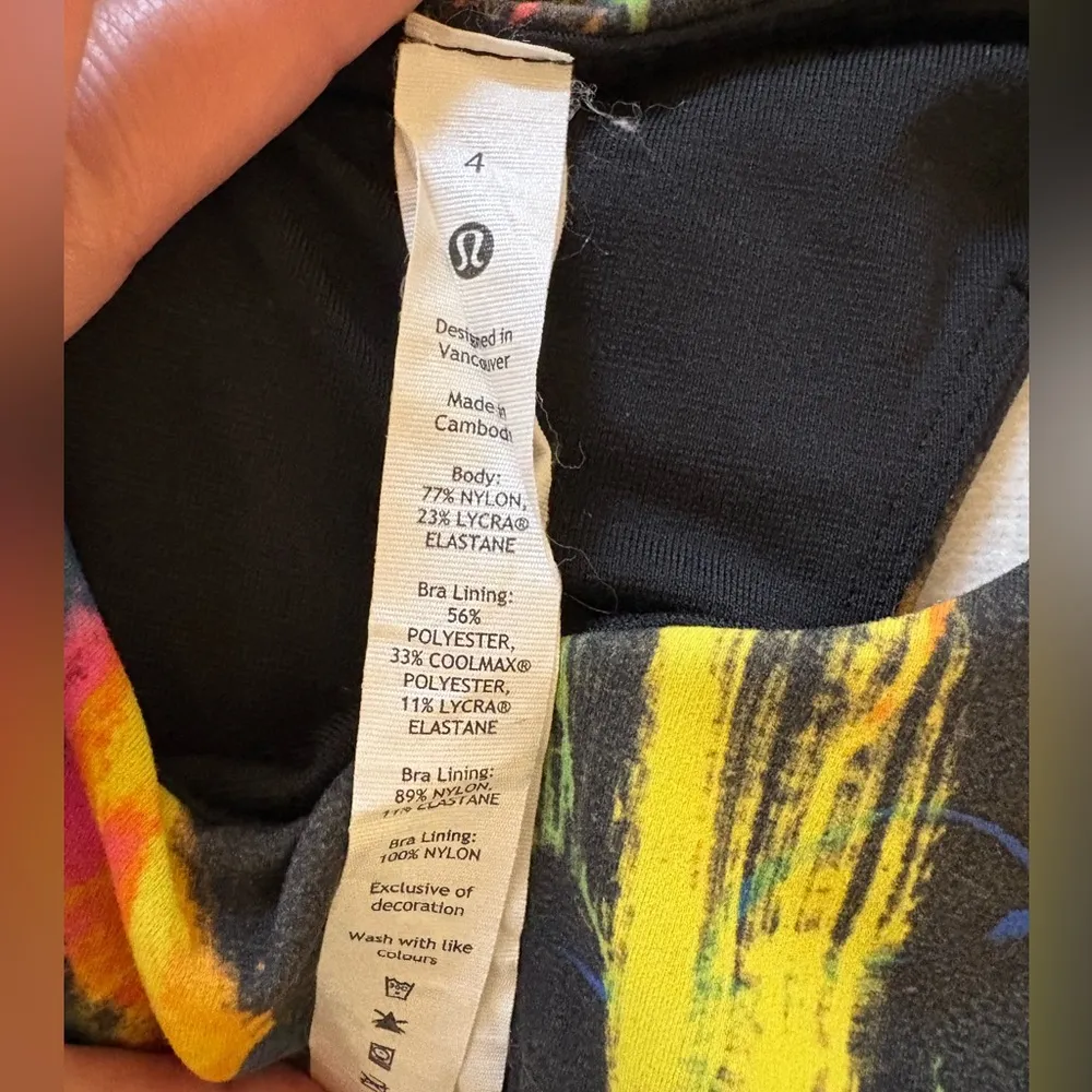 Lululemon Wunder Train Racerback Tank Top Size 4 - Image 3