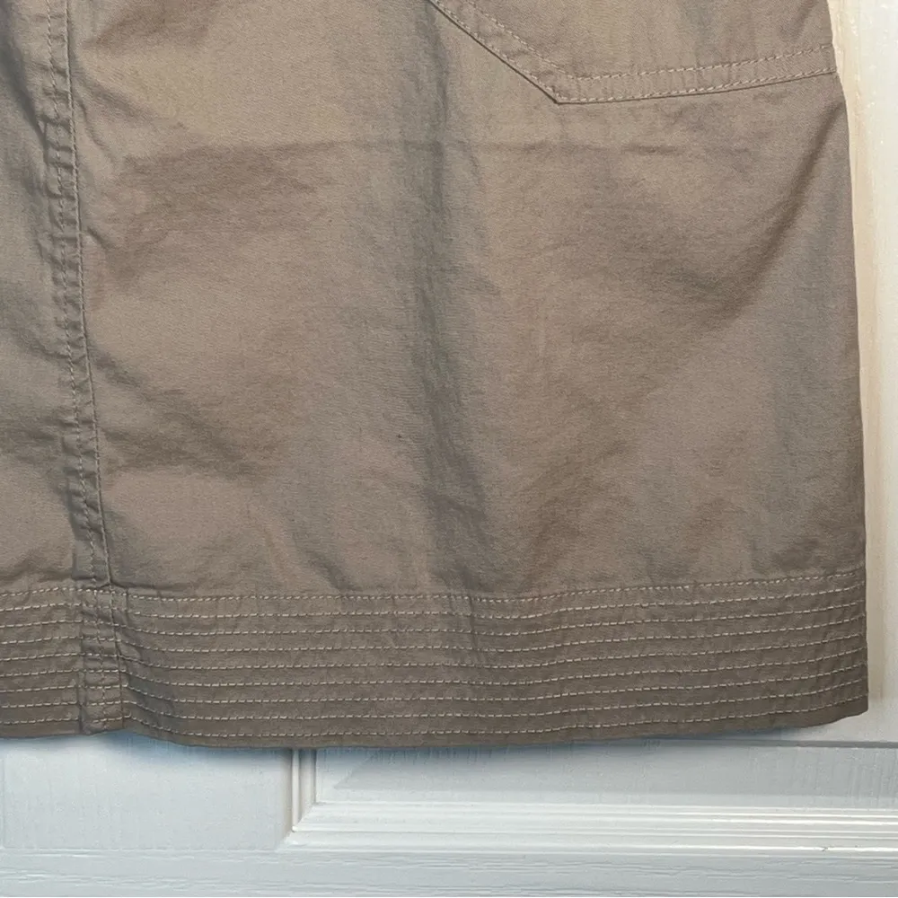 Per Se Sz 10 Khaki Mini Skirt - Image 5