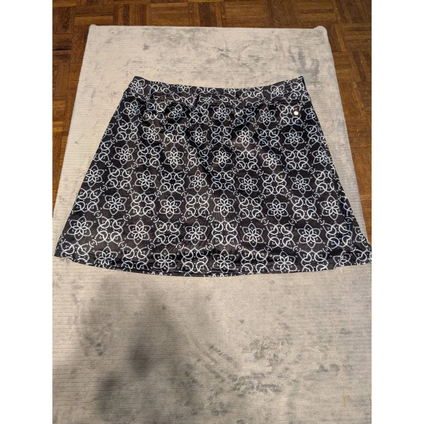 💚 NWT Oyamiki Women's Active Athletic Skort Lightweight Tennis Skirt Running XL Black - Image 5