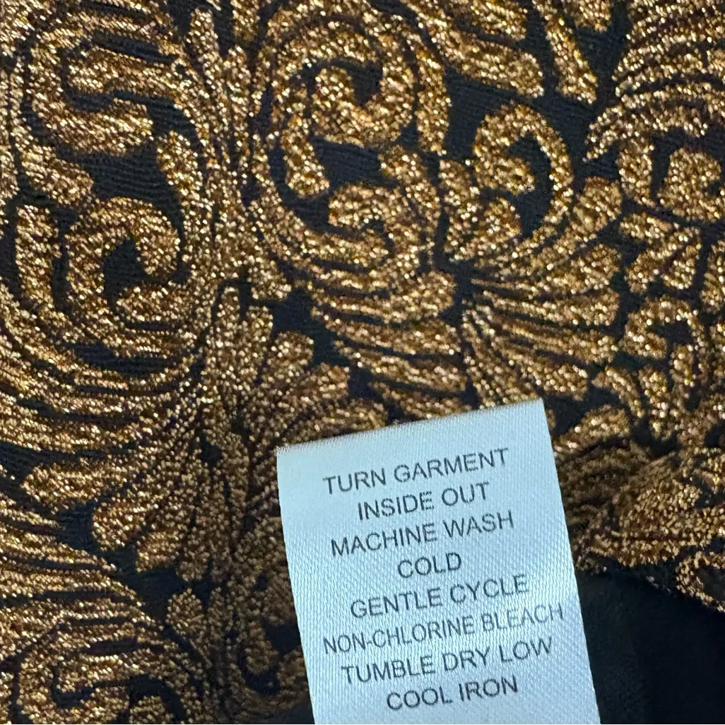 John‎ Paul Richard Black And Bronze Blouse Size Small - Image 7