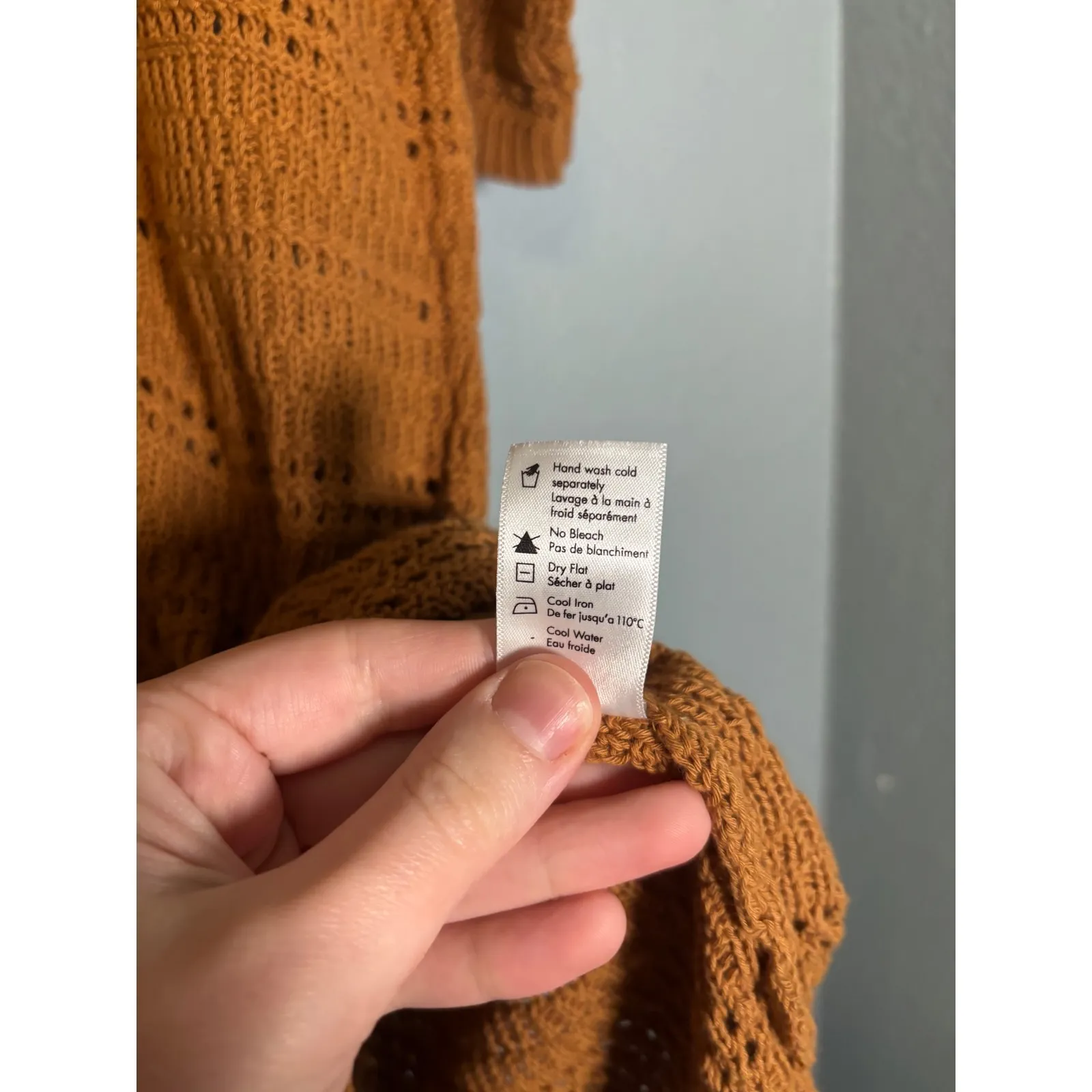 L Space Marbella Knit Short Sleeve Oversized Swim Cover Polo Brown Size Small - Image 11