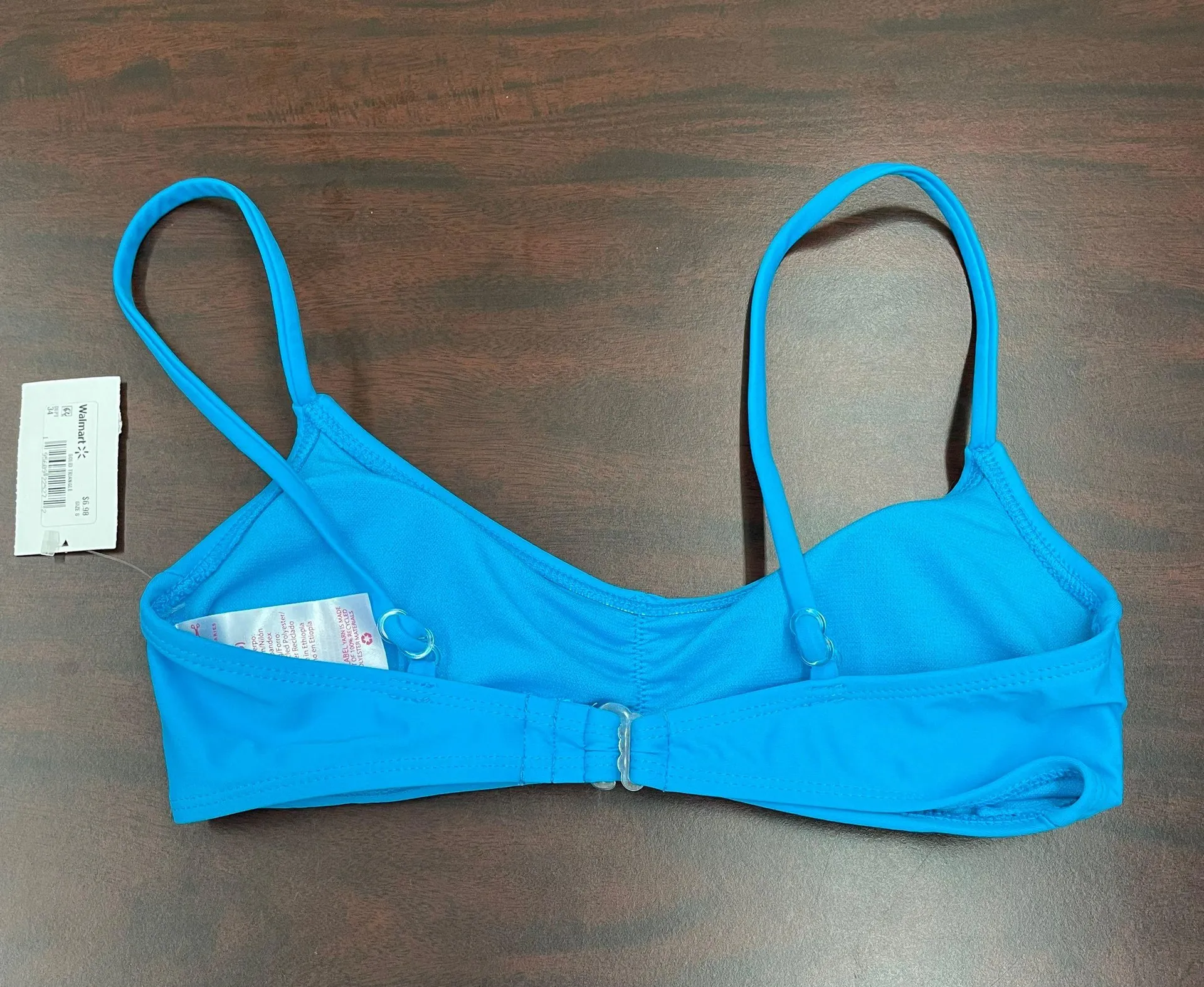 No Boundaries NWT  Junior Blue Bikini Top - Image 2