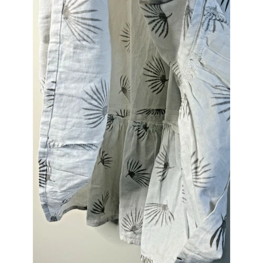 Sole‎ Linen long skirt traditional belt white boho chic rayon contemporary XS - Image 9