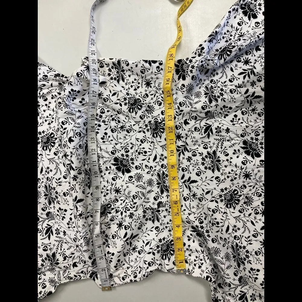 DRESSYSTAR, Black & White Floral Dress, Sz 3XL/Asian Sizing, USA Sizing XL - Image 4