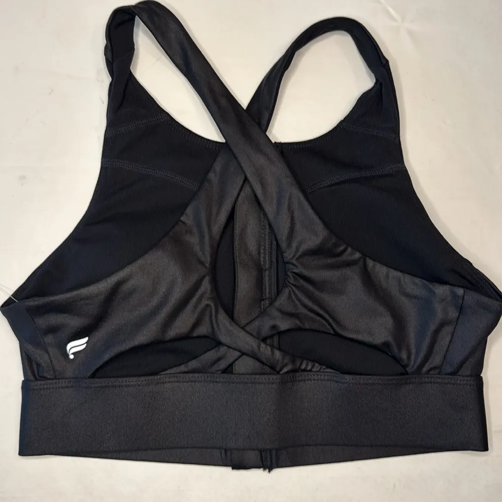 Fabletics Ella High Support Zip Front Sports Bra, XS - Image 4