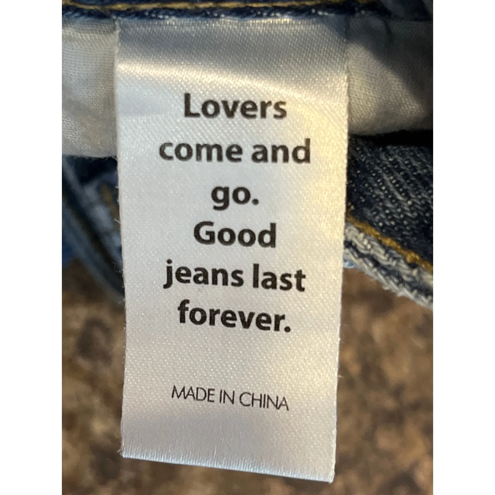 Pacsun Yin Yang 90s Boyfriend Blue Jeans Size 24‎ - Image 5